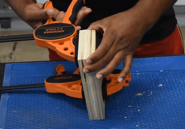 Multiple wood pieces we can join with glue ,salt. And clamp also helps to fix it.it