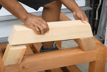 Image of marking with nail.