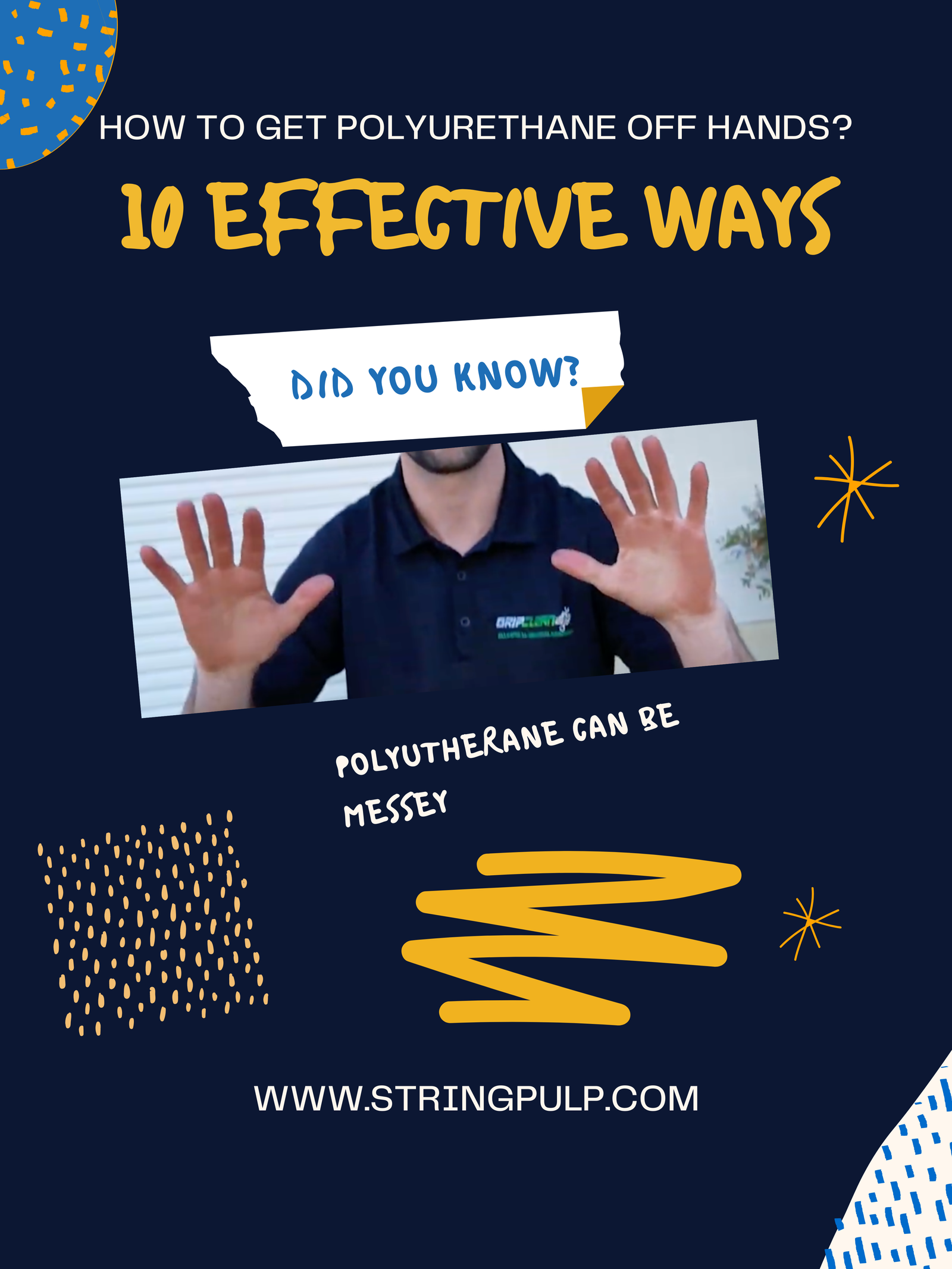 How to get rid polyurethane off hands featured Image